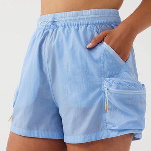 outdoor voices windbreaker short in bluebell